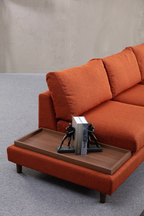 Atelier Del Sofa New Tulip With Pouf - Naranja Atelier Del Sofa New Tulip With Pouf - Naranja